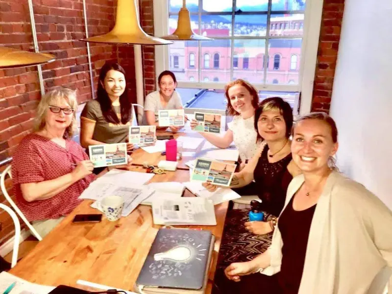 An in-person French group class at our Vancouver school